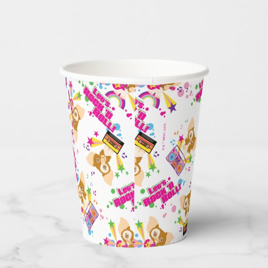 Gobelets En Papier Gizmo | Motif Rock 'n Roll (Droite)