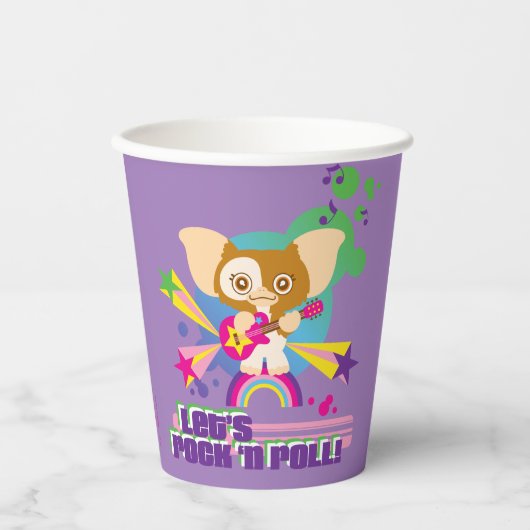Gobelets En Papier Gizmo | Rock'n Roll (Recto)