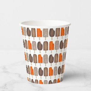 Gobelets En Papier Glace Pops Bars Popsicle Creamsicle Fudge