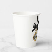 Gobelets En Papier Glitzy Gold Silver New Year Midnight Hour   (Droite)