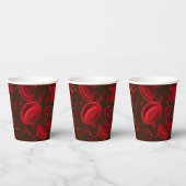Gobelets En Papier Globules Rouges Microscopiques