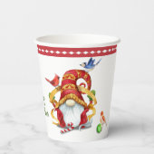Gobelets En Papier Gnome de ruban amusant avec des tasses de papier d (Verso)