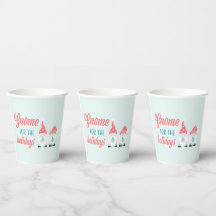 Gnome pour les tasses de papier de vacances