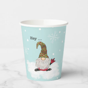 Gobelets En Papier Gnome signe la coupe ILY party, ASL gnome