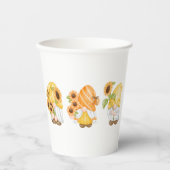 Gobelets En Papier Gnomes d'automne (Recto)