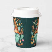 Gobelets En Papier Gnomes d'automne colorés (Droite)