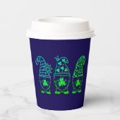 Gobelets En Papier Gnomes de la Saint-Patrick-67845 (Verso)