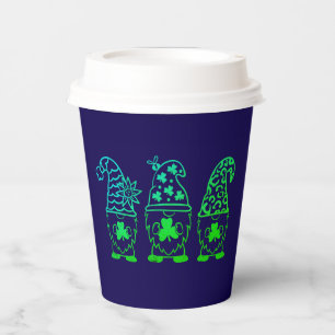 Gobelets En Papier Gnomes de la Saint-Patrick-67845