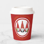 Gobelets En Papier Gnomes de vacances (Verso)