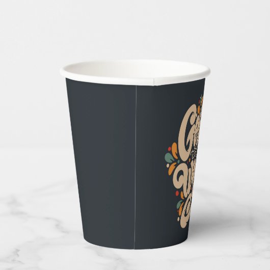 Gobelets En Papier Gobble jusqu'à ce que vous tournez (Droite)