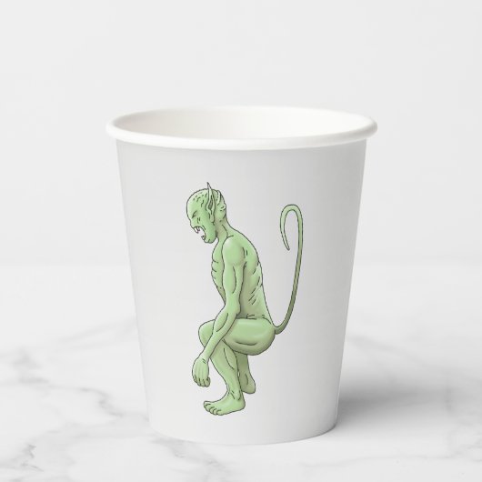 Gobelets En Papier Goblin vert (Verso)