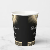 Gobelets En Papier Gold 60th Birthday Party 70's Disco Ball (Gauche)