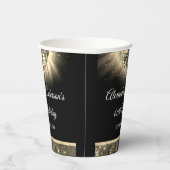 Gobelets En Papier Gold 60th Birthday Party 70's Disco Ball (Droite)