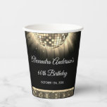 Gobelets En Papier Gold 60th Birthday Party 70's Disco Ball<br><div class="desc">Venez participer à votre soirée sur le thème du violet avec nos coupes en papier Disco Ball Gold Party Favors 70's. Ces tasses sont conçues pour ajouter une touche de fantaisie et de commodité à votre célébration, assurant ainsi à vos invités un temps super. Dans une tonalité violette vibrante, ces...</div>