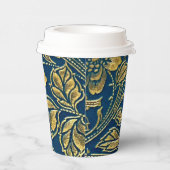 Gobelets En Papier Golden Blossom Elegance Tasse en papier (Droite)