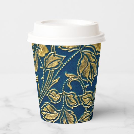 Gobelets En Papier Golden Blossom Elegance Tasse en papier (Recto)