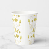 Gobelets En Papier Golden Happy New Year Pattern (Droite)