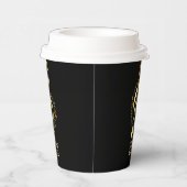Gobelets En Papier Golden Musical Design Paper Cup (Droite)