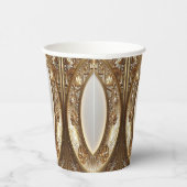 Gobelets En Papier Golden Ornate Paper Cups (Droite)