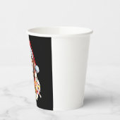 Gobelets En Papier Golden Retriever Funny dog Christmas Santa Hat lig (Gauche)