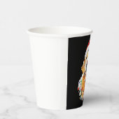 Gobelets En Papier Golden Retriever Funny dog Christmas Santa Hat lig (Droite)