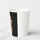 Gobelets En Papier Golden Retriever Funny dog Christmas Santa Hat lig (Gauche)