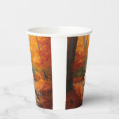 Gobelets En Papier Goldendoodle en automne Leaves Fall Inspire (Gauche)