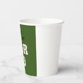 Gobelets En Papier Golf 30e anniversaire pour golfeur (Gauche)