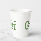 Gobelets En Papier GOLF avec flagstick café Mug (Droite)