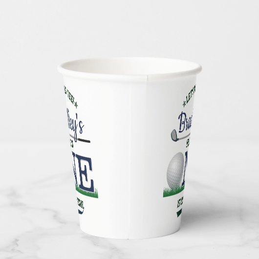 Gobelets En Papier Golf PAR-TEE 1er anniversaire (Droite)