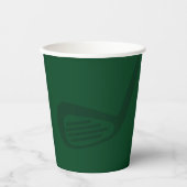 Gobelets En Papier Golf Theme Birthday Party Drink Cups (Recto)