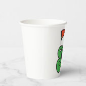 Gobelets En Papier Golf Wang Vert et Rouge Vibrants (Droite)