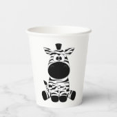 Gobelets En Papier Goofy Zebra (Verso)
