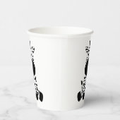 Gobelets En Papier Goofy Zebra (Droite)