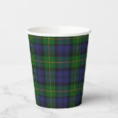 Gobelets En Papier Gordon Tartan Tasses De Papier Plaid (Gauche)