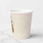 Gobelets En Papier Goth Déplaisant Skeleton Merci (Gauche)