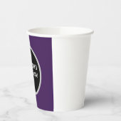 Gobelets En Papier Goth foncé violet clair (Gauche)