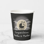 Gobelets En Papier Gothic Baby Shower Halloween (Verso)