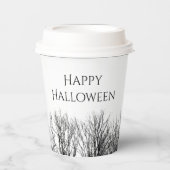 Gobelets En Papier Gothique Halloween Party Haunted Woods (Recto)