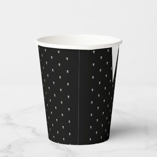 Gobelets En Papier Gothique Petite fille en robe noire Anniversaire (Droite)