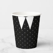 Gobelets En Papier Gothique Petite fille en robe noire Anniversaire (Recto)