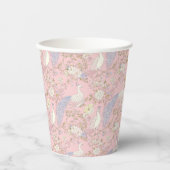 Gobelets En Papier Graceful Peacock ornament (Recto)