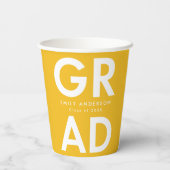 Gobelets En Papier Grad Grad Jaune Grad Grad (Verso)
