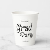 Gobelets En Papier Grad Party Rétro Grad Grad Grad Grad Grad Grad Gra (Verso)