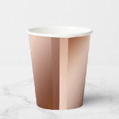 Gobelets En Papier Gradient d'infusion de cuivre Brown clair, tasses  (Droite)