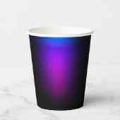 Gobelets En Papier Gradient violet noir (Verso)