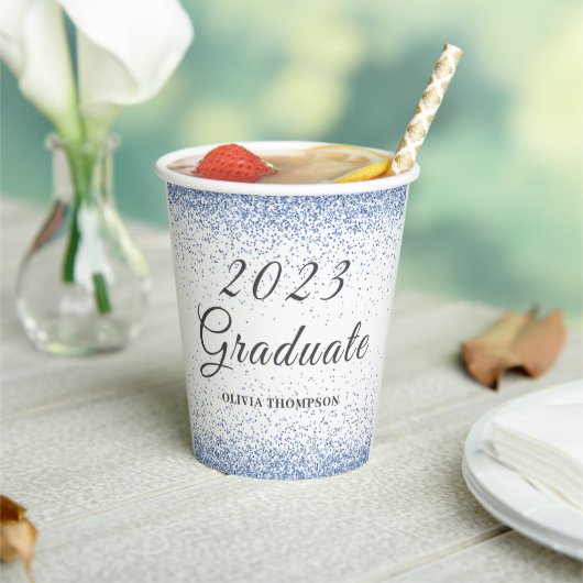 Gobelets En Papier Graduation 2023 Coupe de papier Parties scintillan (Insitu)