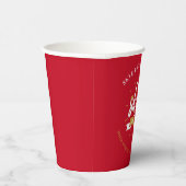 Gobelets En Papier Graduation 2024 Red Modern Grad Party (Droite)