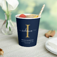 Graduation 2025 Monogramme Nom du script Grad Part