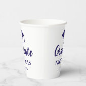 Gobelets En Papier Graduation bleue (Droite)